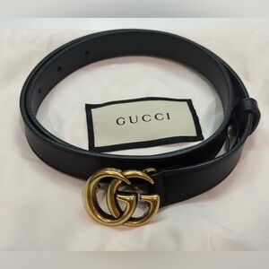 Gucci GG Marmont thin belt